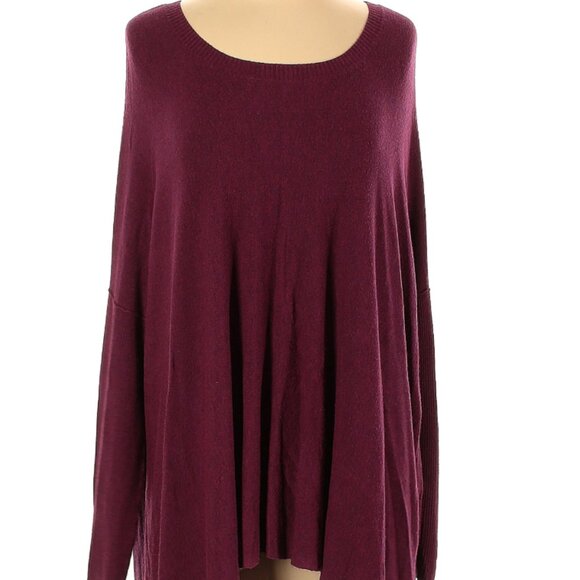 Eileen Fisher Red Pullover Sweater Tunic - Picture 1 of 3